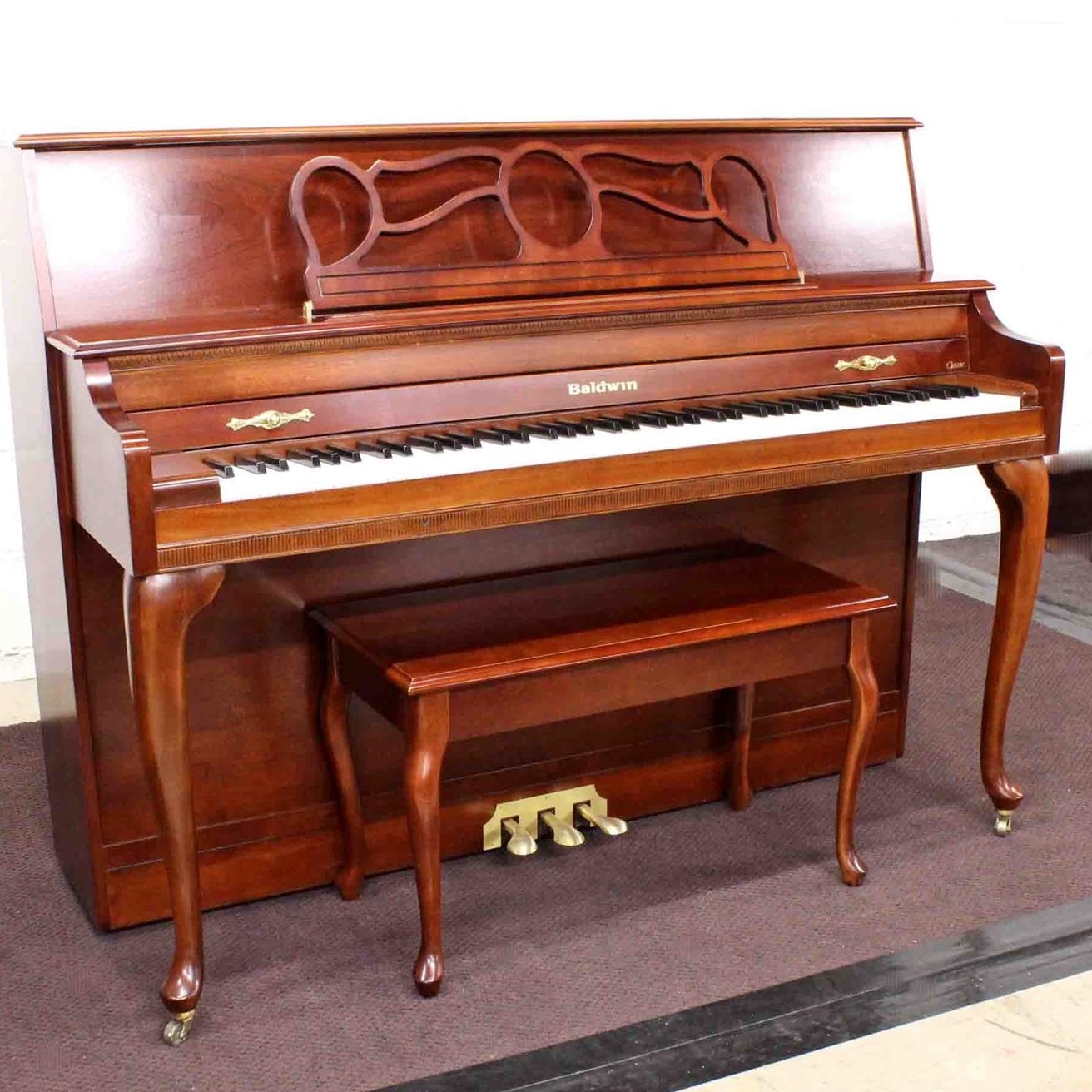 Used Baldwin Queen Anne Console - Used Pianos For Sale Michigan - Large